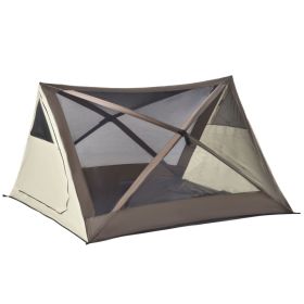 Camping Tent, Easy Setup for 2-3 People, Ventilation Windows, Travel Bag Included