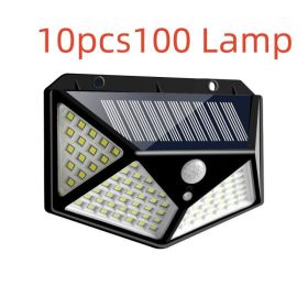 LED Solar Wall Light (Option: 10pcs100 Lamp)