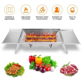 3 In 1 Foldable Charcoal Grill (Option: Style1)