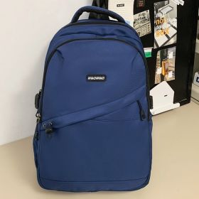 Lightweight And Large Capacity, Computer Luggage Bag, Travel Backpack (Option: Blue)